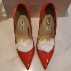 Anouk patent tangerine orange 120